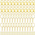 thumbnail image 1 of Metal Lobster Claw Clasp,40Pcs Lobster Clasp Keyring Metal Keychain Lobster Clasp Keyring Set Effortless Installation, 1 of 5