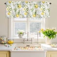 thumbnail image 4 of Valances for Windows Rod Pocket Short Curtain for Bathroom Living Room Bedroom 1 Panel 54x18in, 4 of 9