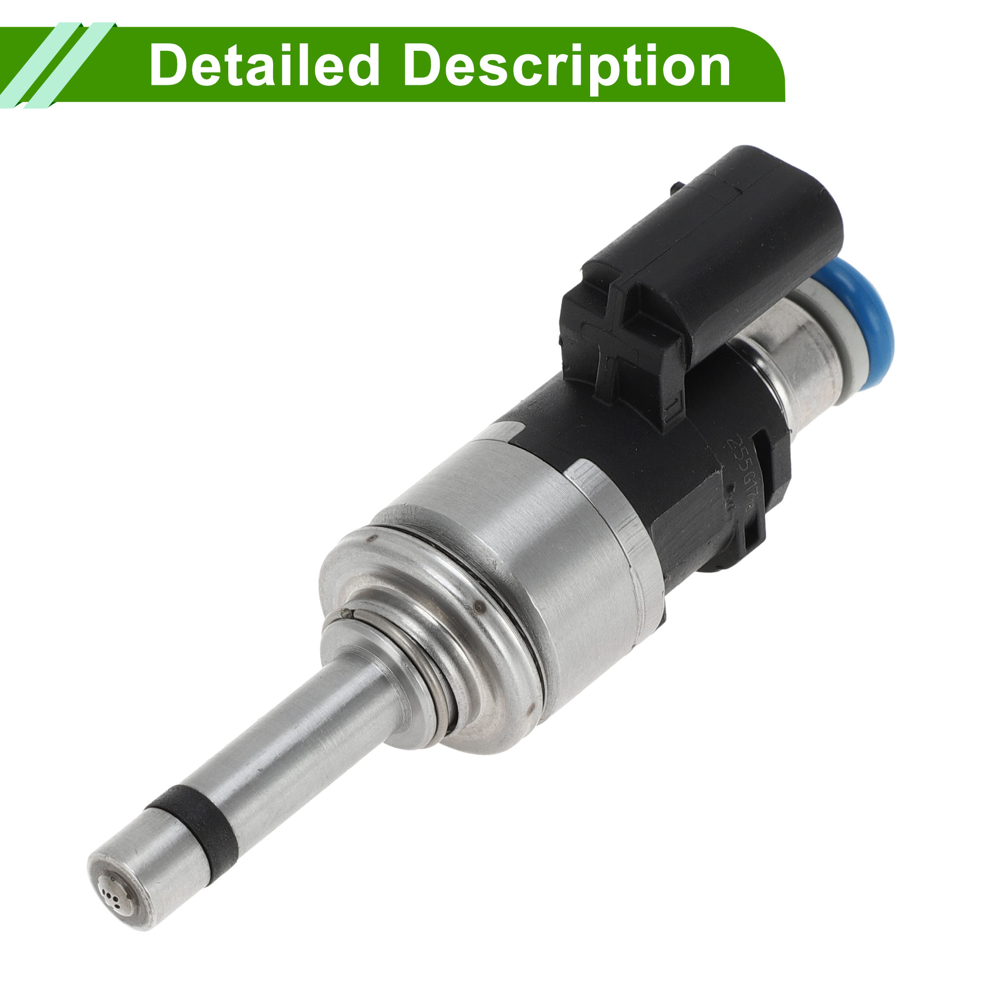 Unique Bargains Fuel Injector Nozzle for Porsche Macan 3.0L 3.6L 15-18 Black