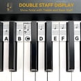 thumbnail image 3 of Removable Piano Keyboard Note Labels Reusable Silicone Piano Stickers 88 Keys GwP, 3 of 4