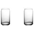 thumbnail image 3 of Bearachild Herramienta para beber Vasos de vidrio simples Taza de agua transparente resistente al frío Regalo Type2 NO2, 3 of 6