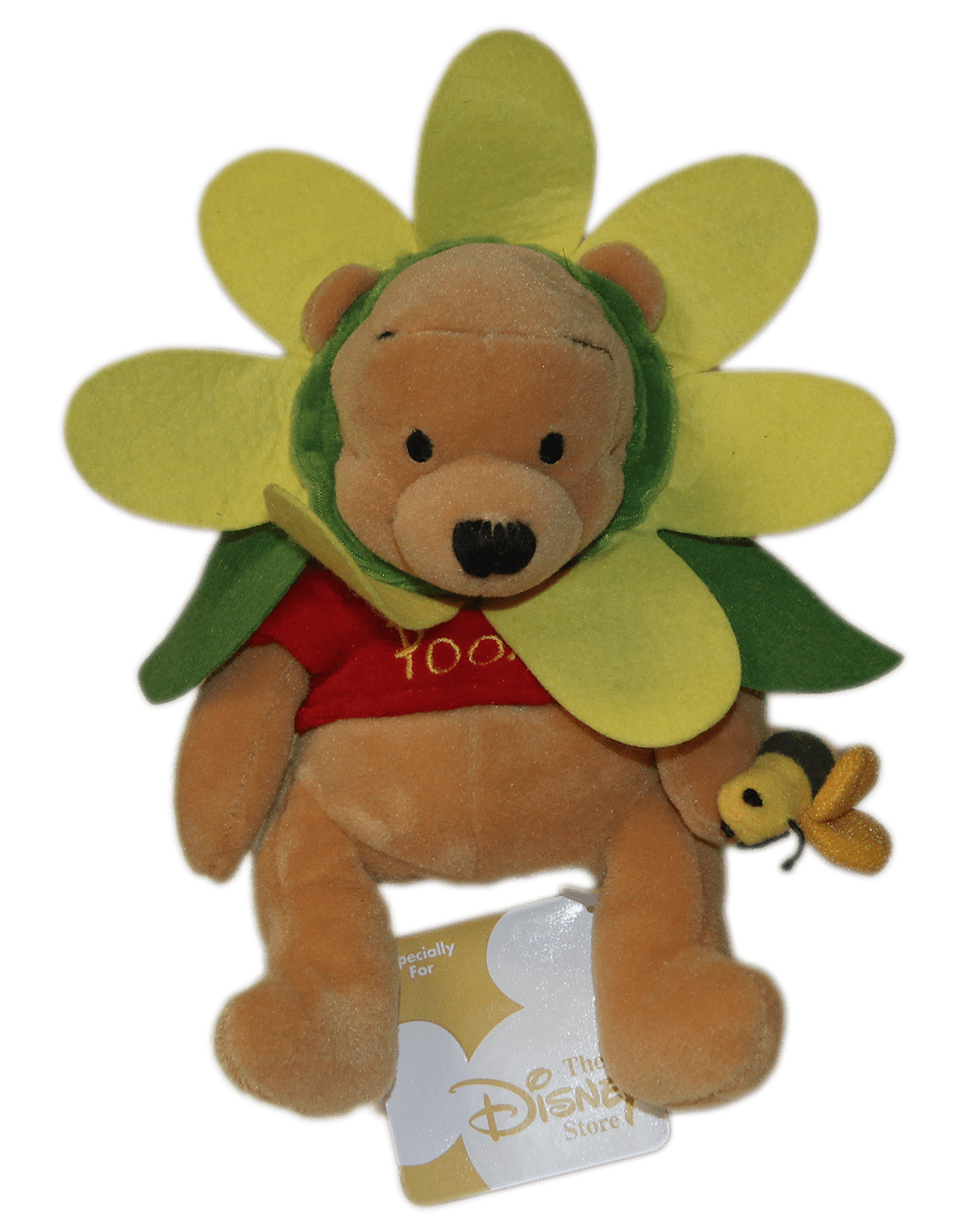 Disney Plush New Flower Pooh Bear Stuffed Animal