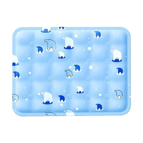 The Pet Shop Tapete de enfriamiento para perros, tapete de enfriamiento para mascotas activado por presión para perros y gatos, tamaño para mascotas de tamaño mediano (18-39 lb) - Gel no tóx