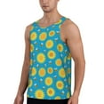 thumbnail image 2 of Gaeub Bee Sunflower Men's Athletic Tank Top, Workout Sleeveless Shirts, Running Tank Tops for Gym, Running, Training - Small, 2 of 9