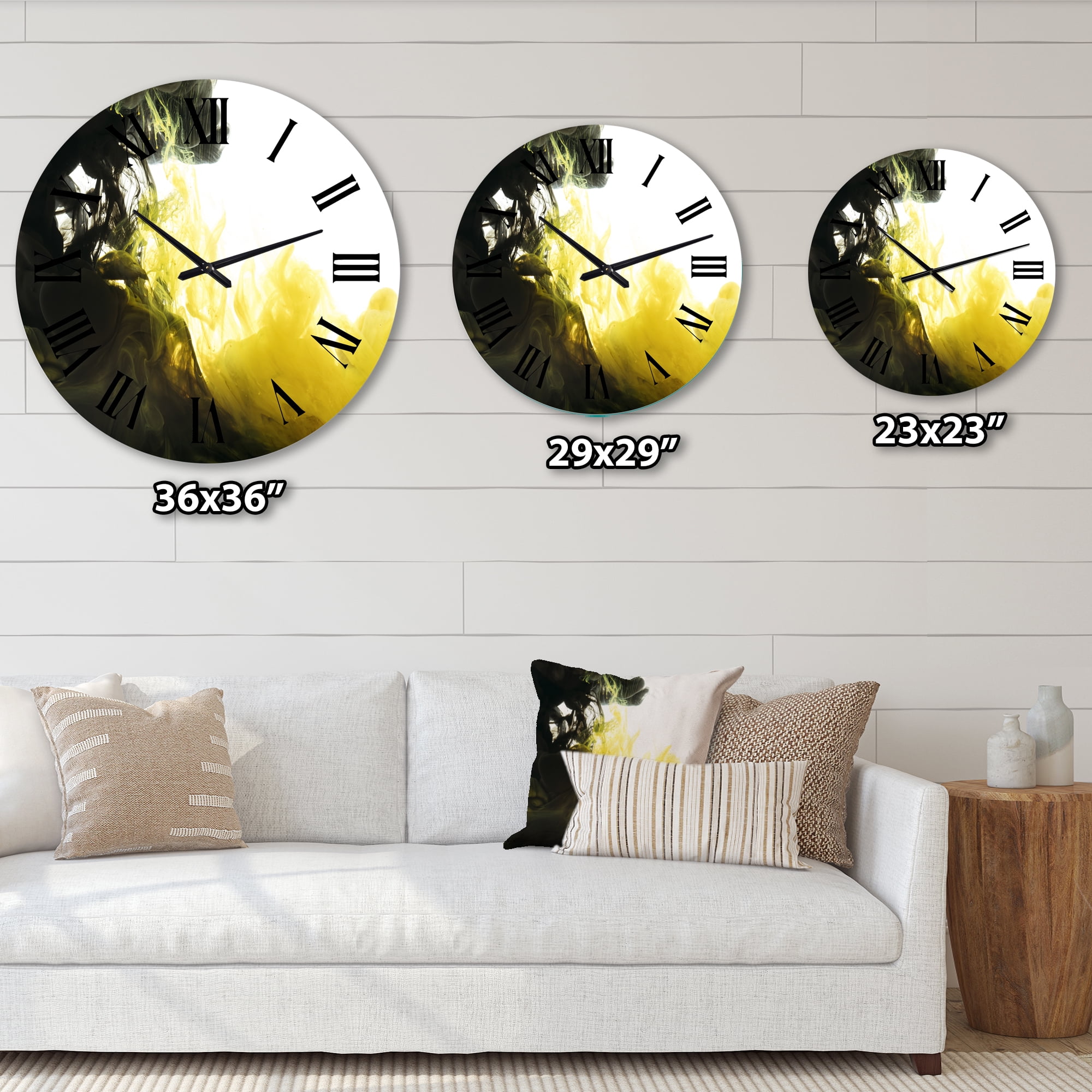 Designart 1 in Quartz Modern/Contemporary Wall Clock