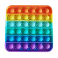 thumbnail image 2 of Square Rainbow Push Bubble Toys Antistress Sensory Reliver Stress Games Ehuebsd Para estrenar, 2 of 8