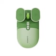 thumbnail image 1 of Ratón Inalámbrico con IA, Recargable por USB, Silencioso, 2.4 G/Bluetooth, Control de Voz con IA para Ordenador/Oficina, Color Verde., 1 of 10