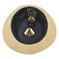 thumbnail image 4 of Jute Fabric C-Crown Trilby Fedora Hat - XXL - Tan, 4 of 5