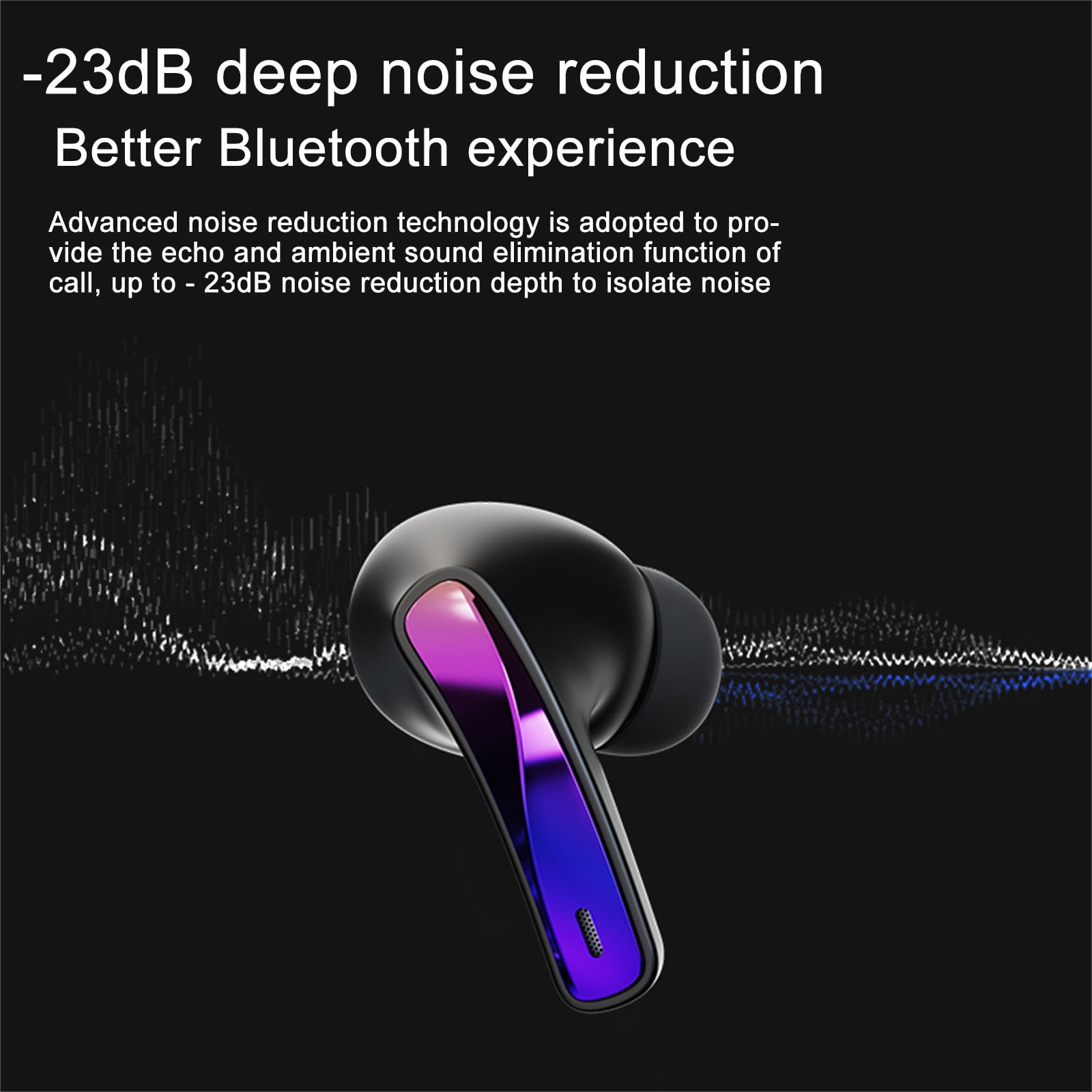 Go Air Pop True Wireless Bluetooth Earbuds & Charging Case - Black, Dual Connect, IPX4 Sweat Resistance, Bluetooth 5 Connection, 3 EQ Sound Settings Signature, Balanced, Bass Boost