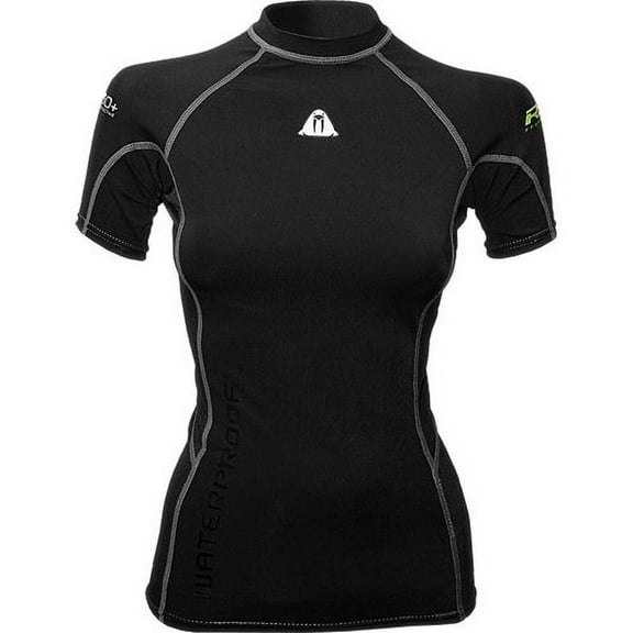 Waterproof Women's R30 Rash guard short sleeve Skin (3X-Small)