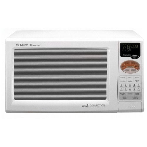 Sharp Double Grill Convection Countertop Microwave Color White