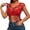 Red, variant on Womens T Shirts, Rhinestone Fishnet Sleeveless Top Sequins Summer Split Back Vest Camisole Party Clubwear Night Out Fashion Stunning Shimmering Elegant Dazzling Womens Tops Black L
