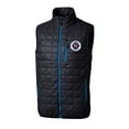 thumbnail image 2 of Men's-Cutter & Buck Navy New England Revolution Rainier PrimaLoft Eco Insulated Full-Zip Puffer Vest, 2 of 3