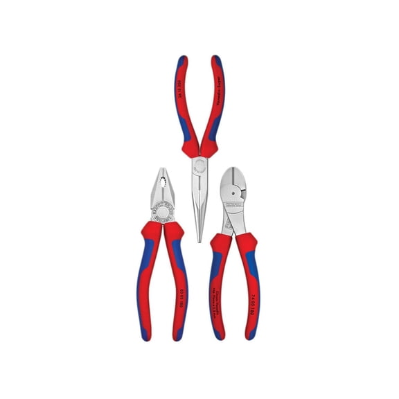 Knipex 00 20 11 Assembly Pack Pliers Set, 3 Piece