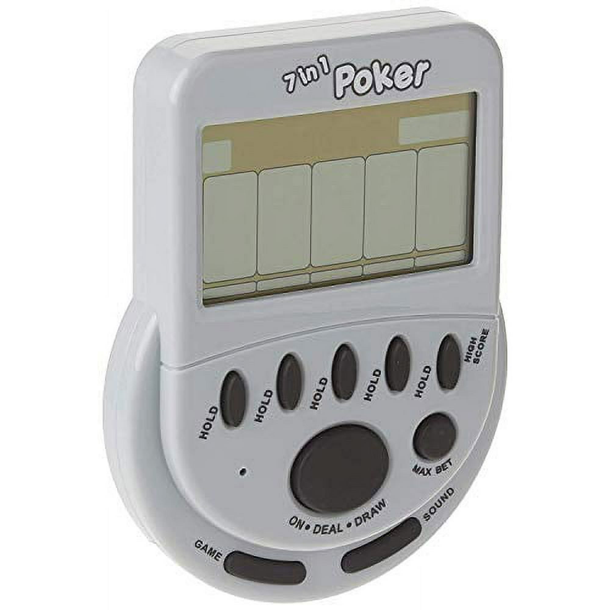 Mega Screen 7 In 1 Poker New Large Screen Hand Held Video Electronic Game Fun G14E6GE4R GE 4 TEW6W289337 Walmart