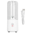 thumbnail image 1 of Licuadora portátil 6 cuchillas USB recargable multifunción mini mezclador de frutas exprimidor taza para el hogar estudiante 500 ml blanco, 1 of 10