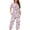 ZN-Pink Pajama Sets, variant on YGJTJYD Halloween Pajamas for Women 2 Piece Cute Pumpkin Graphic Button Up Shirts and Capri Pants Sleepwear Homewear Short Set,Sizes S-3XL