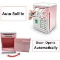 thumbnail image 4 of Electronic Piggy Bank For Girls, Kids Safe Money Bank With Personal Password Setting, Mini Atm Bank Girls Piggy Bank, Auto Saving Bank For Real Money,, 4 of 5