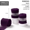 thumbnail image 3 of Cinta DORIS HOME Plum Chiffon 2x21YD para ramo de flores, 3 of 6