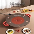 thumbnail image 5 of Indoor Smokeless Electric Griddle, 2026 New Portable Electric Korean BBQ Grill, Multifunctional Non-Stick Pan with Temperature Control, for Kitchen, BBQ, Pan Searing Steak, Pancakes, 5 of 7