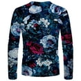 thumbnail image 5 of Tops for Men 2023,Mens Fall Tiger Lion Printed Crewneck Basic T-shirts Casual Sweatshirt Athletic Tees Workout Tshirts Pullover, 5 of 5
