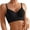 Black, variant on Bras for Women Solid Color Smoothing Wireless Bra Coffee Size 42