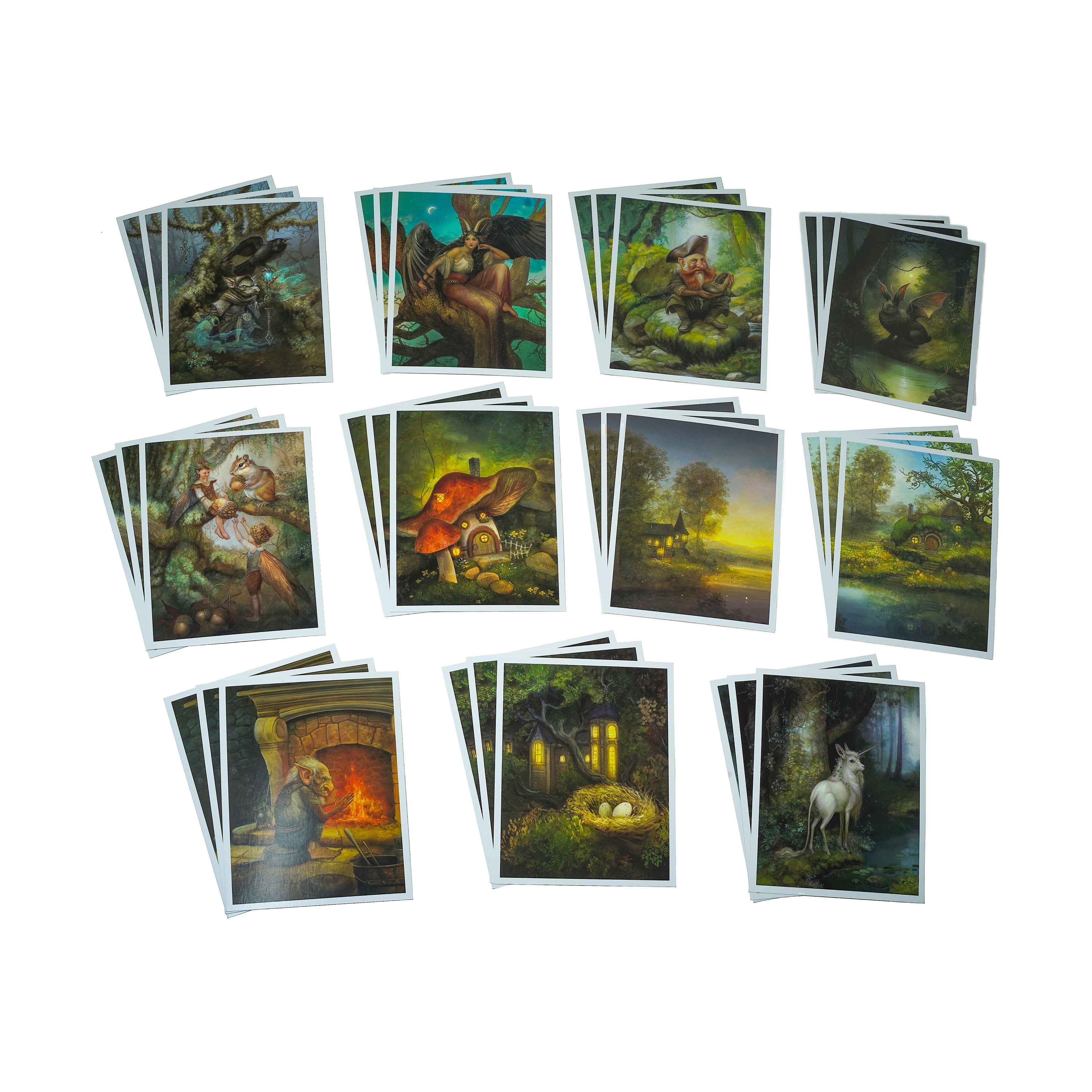 Forbidden Games The Art of Faeries & Magical Creatures - Collectible Postcards in Gift Box