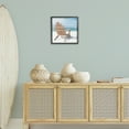 thumbnail image 3 of Stupell Industries View West Beach Chair Landscape Painting Black Framed Art Print Wall Art, 17 x 17, 3 of 10
