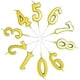 thumbnail image 4 of 10Pcs Birthday Cake Number Candle 3D Number Shape Cake Decoration For Men Golden Light Emission, 4 of 4