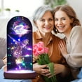 thumbnail image 2 of Valentines Day Rose Gifts, Birthday Gifts, Valentines Flowers Gifts, Valentine's Day Roses Gifts, Colorful Rose In A Glass Dome Gifts, 2 of 4