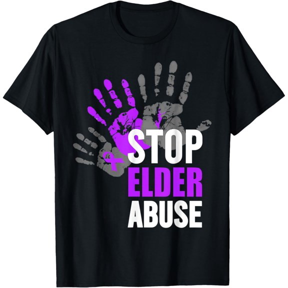 Stop Elder Abuse Elder Abuse Awareness T-Shirt