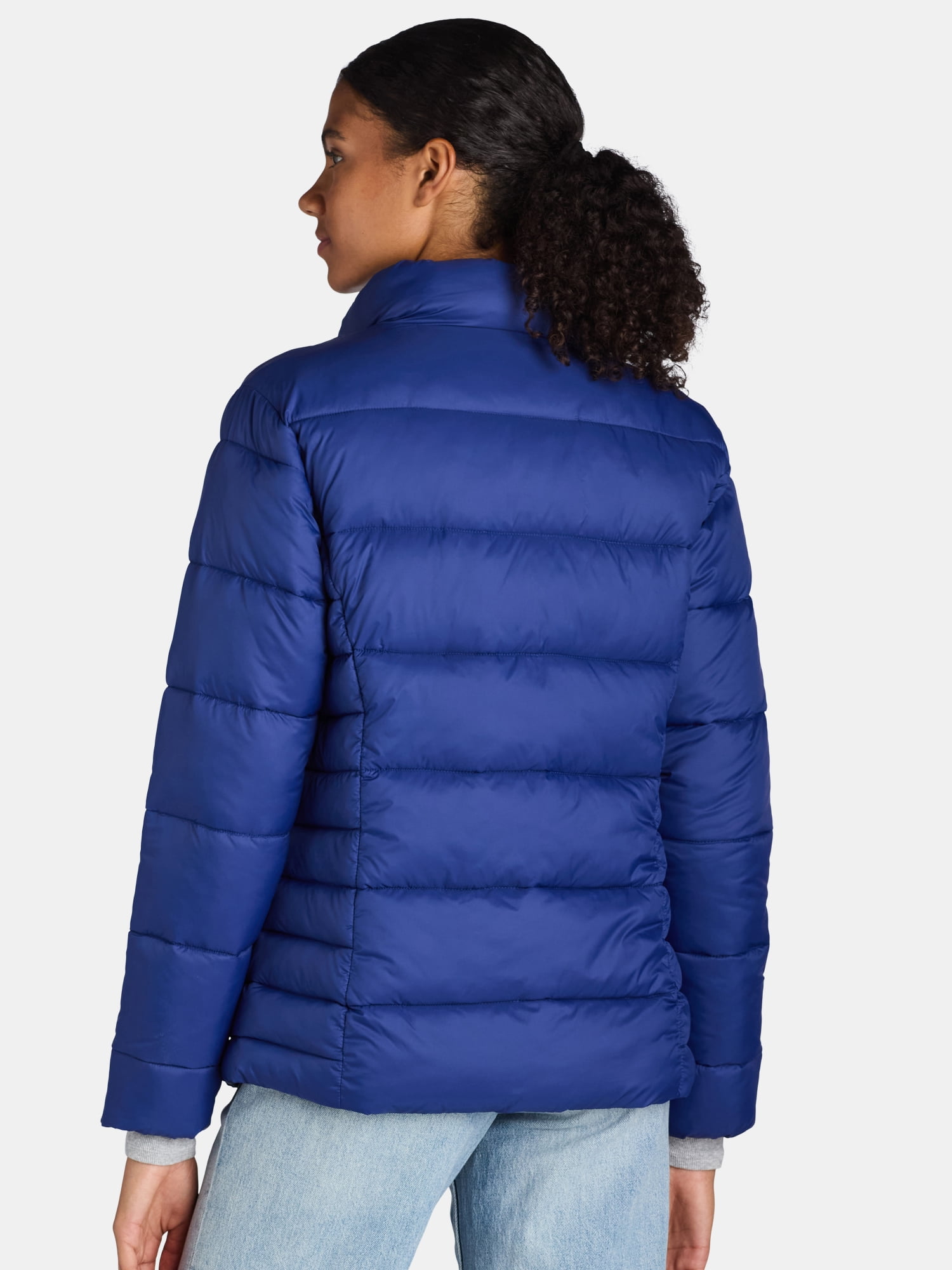 Time and Tru Women's and Women's Plus Core Puffer, Sizes XS - 3X
