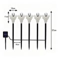 thumbnail image 1 of HWRETIE Solar Powered Halloween Ghost Floor Lamp Outdoor Led Garden Yard Pathway Decorative Spooky Holiday Light Ornament, 1 of 7