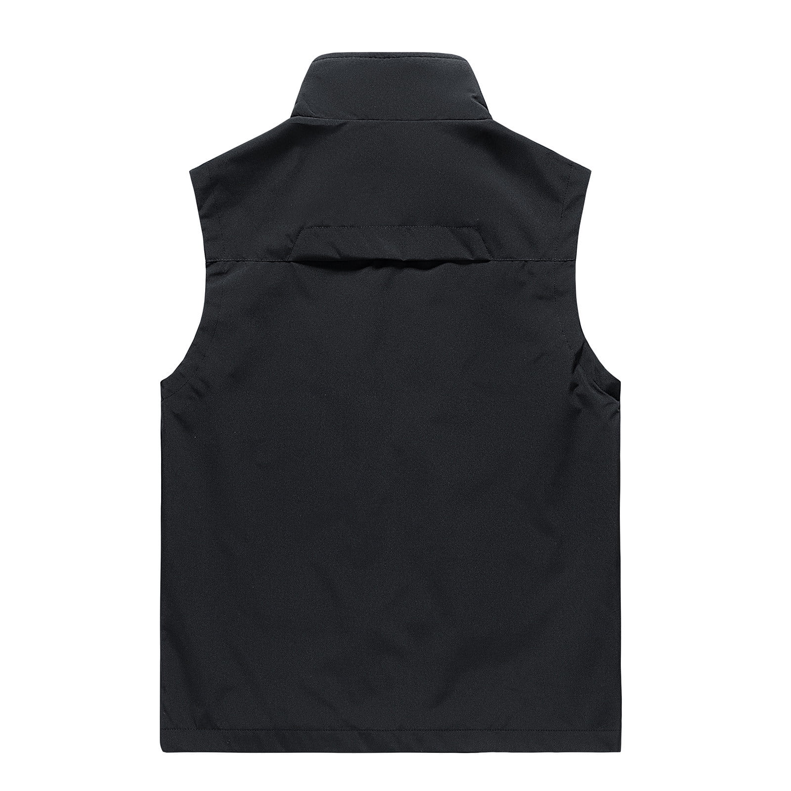 YYDGH Mens Casual Outdoor Vests Full-Zip Lightweight Sleeveless Waistshirts Work Photo Travel Vest With Zip Pockets for Golf Running