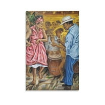 Puerto Rican Art, Caribbean Art, Latin Art Canvas Wall Art Posters For Room Aesthetic And DecorPoster For Living Room Bedroom Office Decor