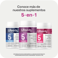 thumbnail image 3 of Inositol Lifeed5 60 Cápsulas Myo-Inositol D-Chiro Colágeno Hidrolizado, 3 of 7