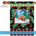 thumbnail image 3 of Toland Home Garden Cozy Cabin Rustic Winter Flag Double Sided 28x40 Inch, 3 of 5