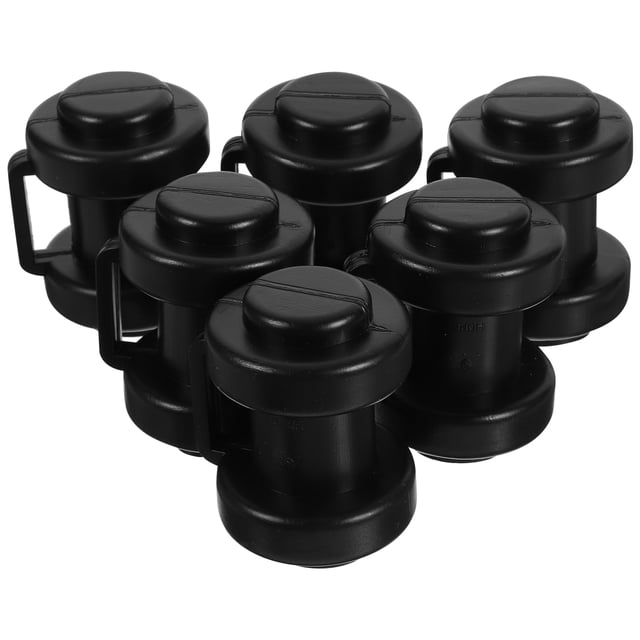 KAKOWELY 6Pcs Wear-resistant Trampoline Caps Plastic Trampoline Replacements Small Rod Covers,2.76X"X1.77"X1.77"