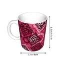 thumbnail image 2 of Yiaed Geometry Print Ceramics Coffee,Large Handle Design,Extra Large Tea and Coffee Cup for Office and Home Mugs, 2 of 6