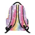 thumbnail image 2 of FUIALDOLG Rainbow Horse Waterproof School Bookbags for Travel Hiking, Adjustable Straps Lightweight Polyester Toddler Bookbag, 2 of 10