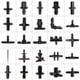 thumbnail image 2 of 50PCS 1/4'' & 1/8'' Tubing Hose Accessories Joint Barbed Tees Cross Eng Plug Adaptors for Garden Water Connector Drip Irrigation He Qiyong unisex, 2 of 2