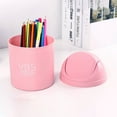 thumbnail image 4 of Desktop Trash Can  Mini Trash Bin  Desk Cute Tiny Rubbish Bin  Small Waste Bin With Lid  Table Dustbin For Office, 4 of 6