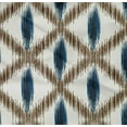 thumbnail image 4 of oneOone Tissu Popeline Sergé Coton Bio Imprimé Ikat Diamant BTY 42 Pouces de Large, 4 of 4