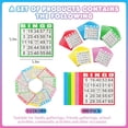thumbnail image 3 of Ensemble de Jeu de Bingo 625 Pcs Incluant Plateau de Rangement à Cage Roulante 75 Balles de Bingo 500 Cartes de Bingo et Marqueurs Colorés pour Grands Groupes, Fêtes, Activité de Rassemblement Familial, Soirée de Jeux, 3 of 6