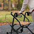 thumbnail image 4 of Jiueut Thanksgiving Rollator Seat and Back Rest Covers Pumpkin Walker Seat Covers for Seniors 2 Piece Outdoors and Street and Park Assistive Vehicle Cover for Women, 4 of 7