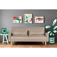 thumbnail image 1 of Sofá Cama Makora Anicka con Memory Foam Color Arena Lino Respaldo Reclinable de 3 Posiciones, 1 of 8