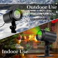 thumbnail image 5 of 12 Patterns Christmas Laser Projector Light Outdoor with Remote Red Green Laser Projector Light Landscape Projector Spotlight, 5 of 5
