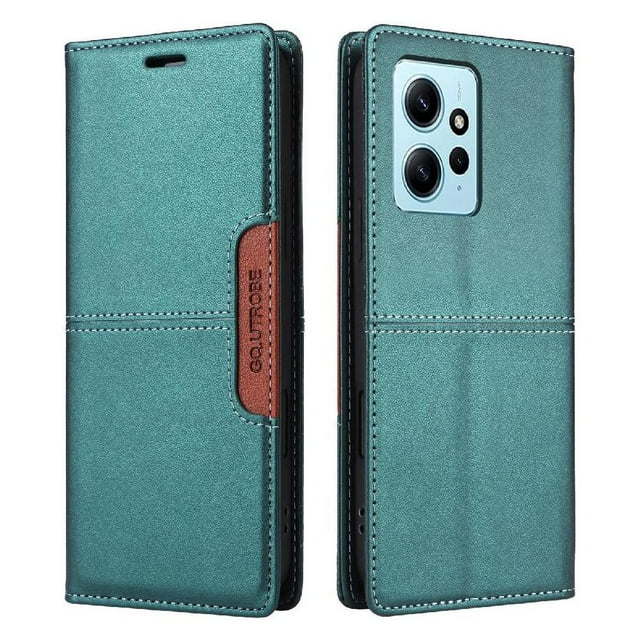 Étui pour FOXDOCK Xiaomi Redmi Note 12 4G Portefeuille à Rabat avec Blocage RFID Antichoc