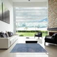 thumbnail image 6 of Ahgly Company Indoor Round Mid-Century Modern Light Purple Blue Oriental Area Rugs, 6' Round, 6 of 6