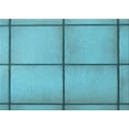 thumbnail image 1 of Ahgly Company Indoor Rectangle Patterned Bright Turquoise Blue Area Rugs, 2' x 4', 1 of 6